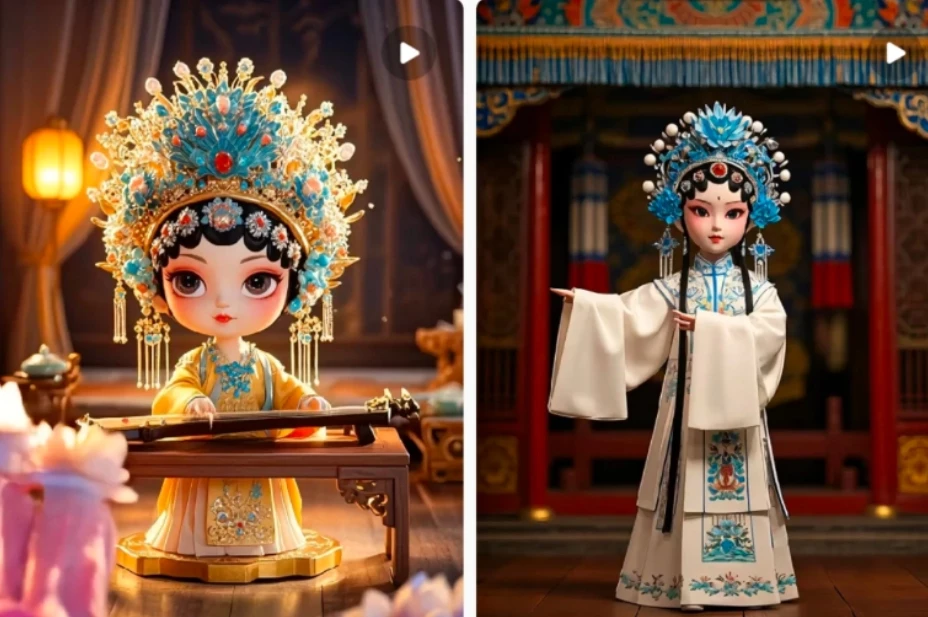 利用AI制做Q版古风娃娃视频,只需三步新手也能做出流量好到爆(附教程+提示...