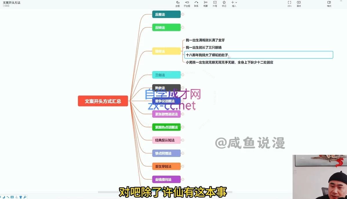 咸鱼老师·2024最新最全解说类文案课