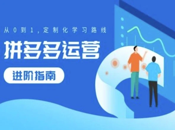拼多多运营进阶指南,从0到1定制化学习路线