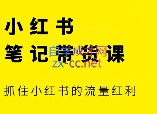 张宾·小红书笔记带货课(更新9月)