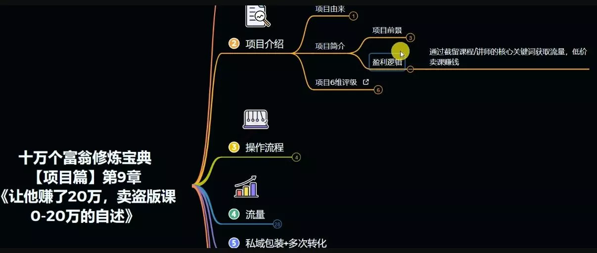 十万个富翁修炼宝典之9.让他赚了20万,卖盗版课0-20万的自述